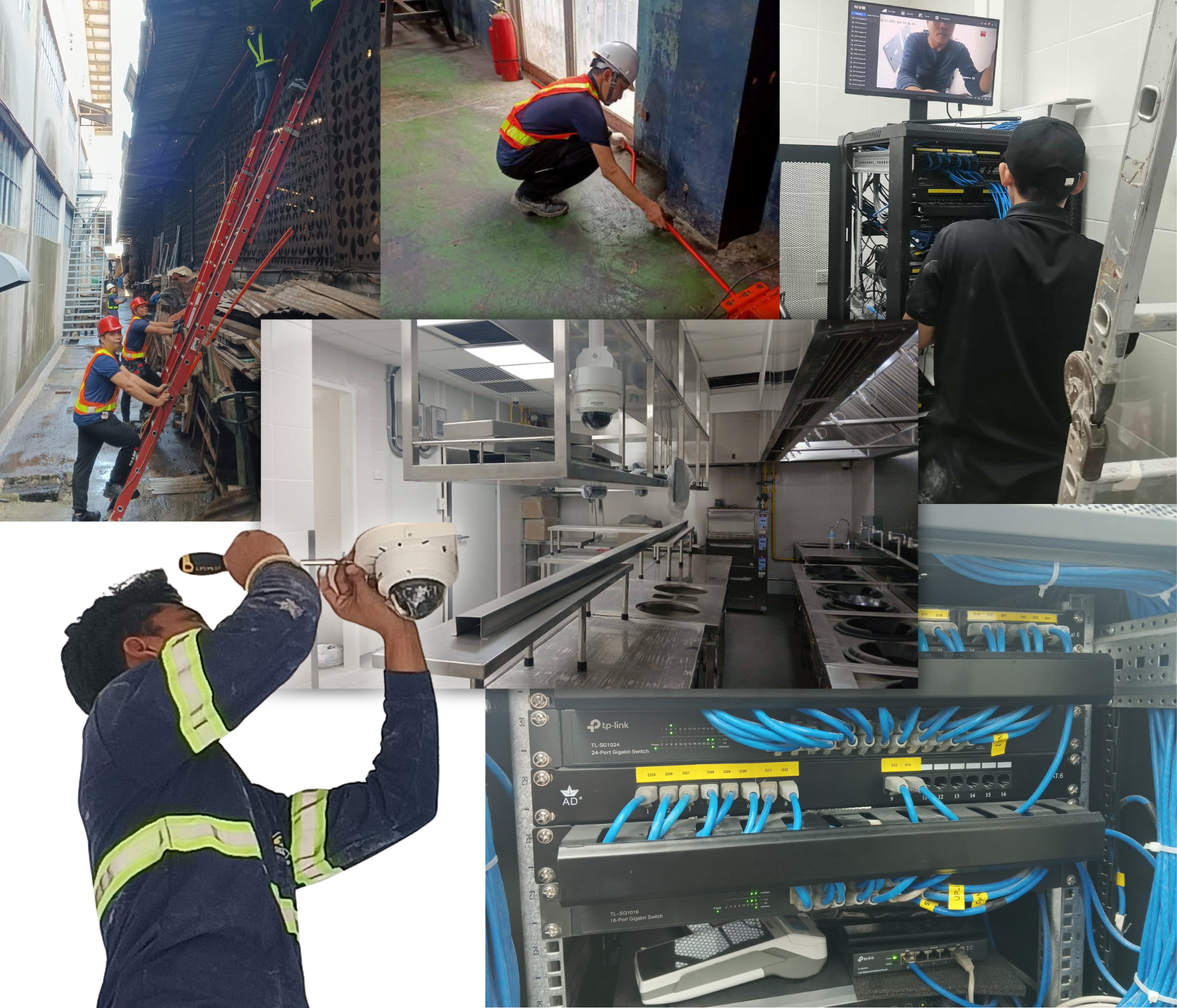 CCTV commercial installation by JREMD Technologies