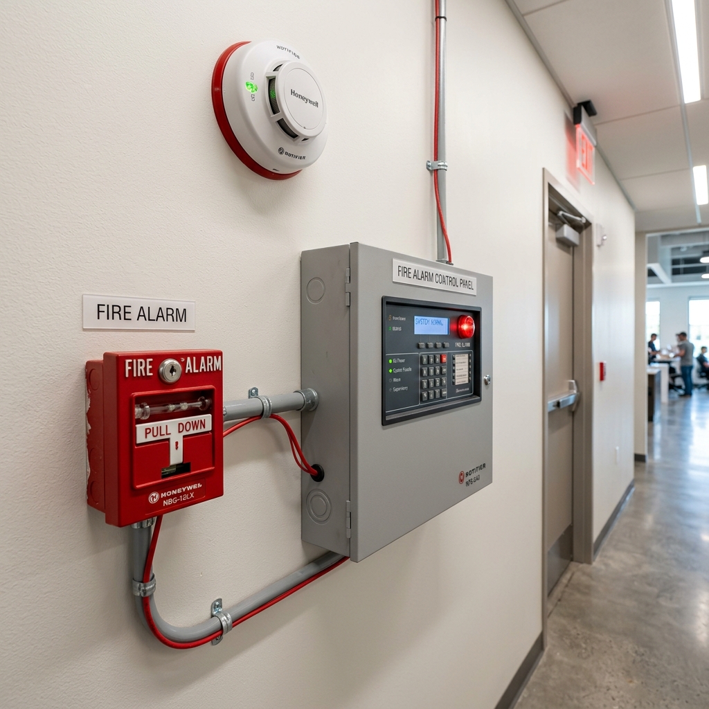 Fire alarm and detection system installation by JREMD Technologies