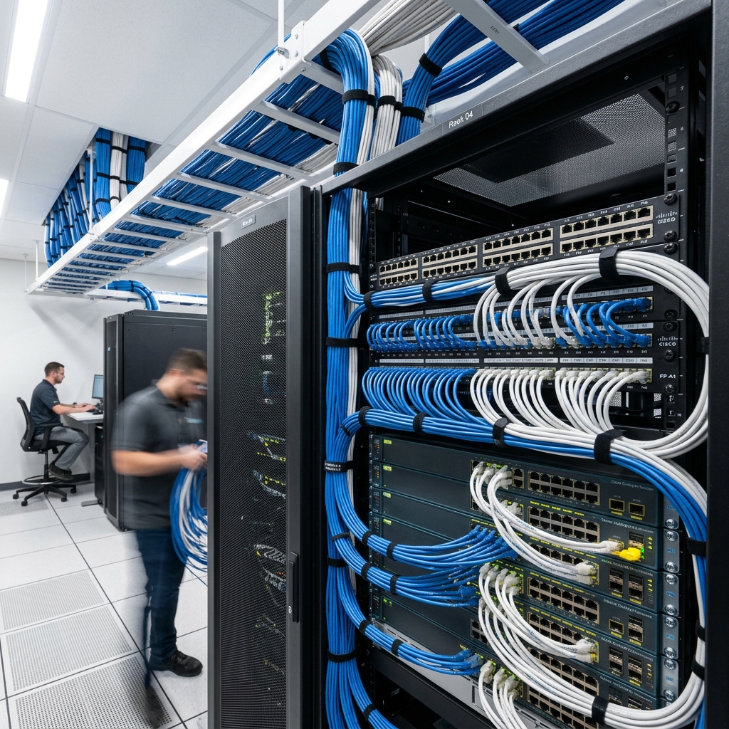 LAN and structured cabling installation by JREMD Technologies